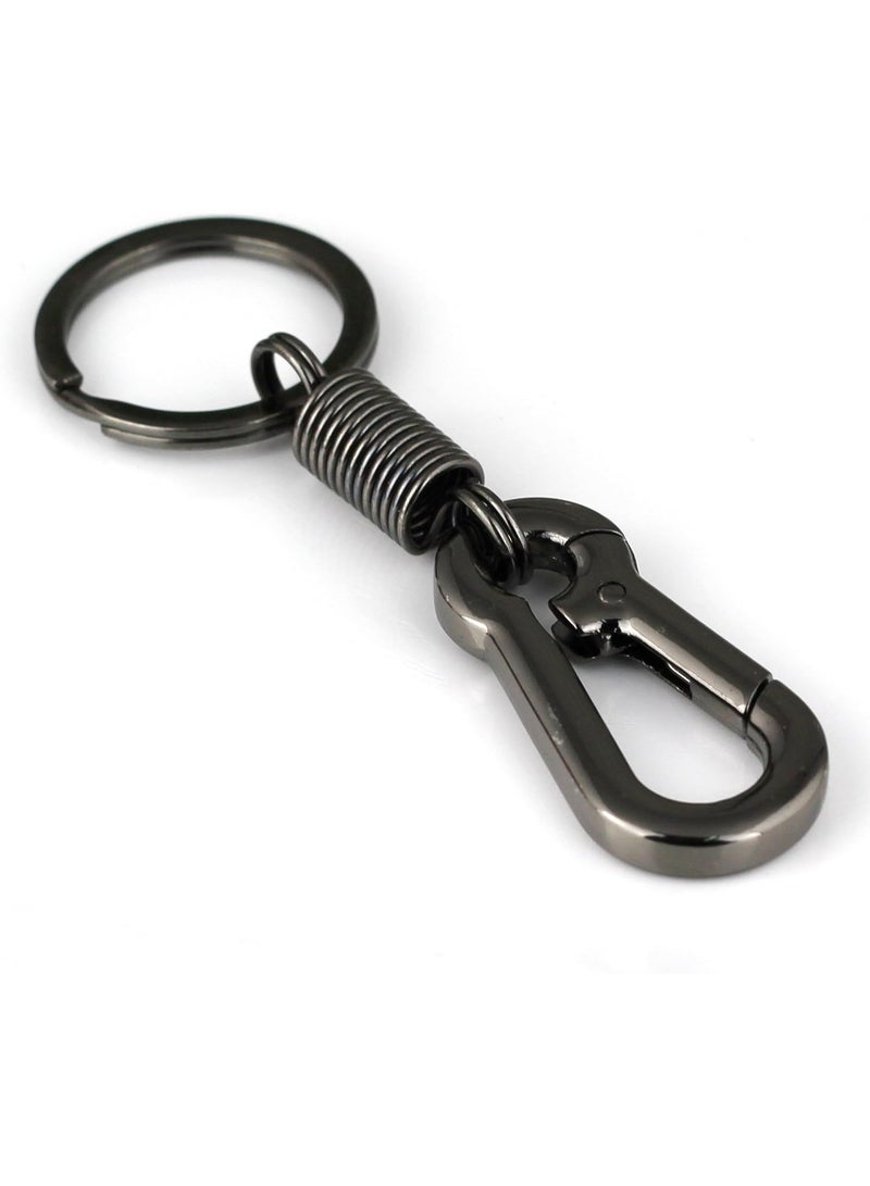 Retro Style Simple Strong Carabiner Shape Keychain Key Chain Ring Keyring Keyfob Key Holder - Image 1